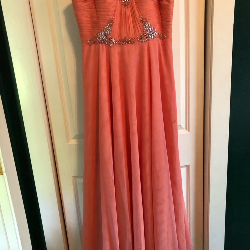 Adrianna Papell Soft Coral Dress